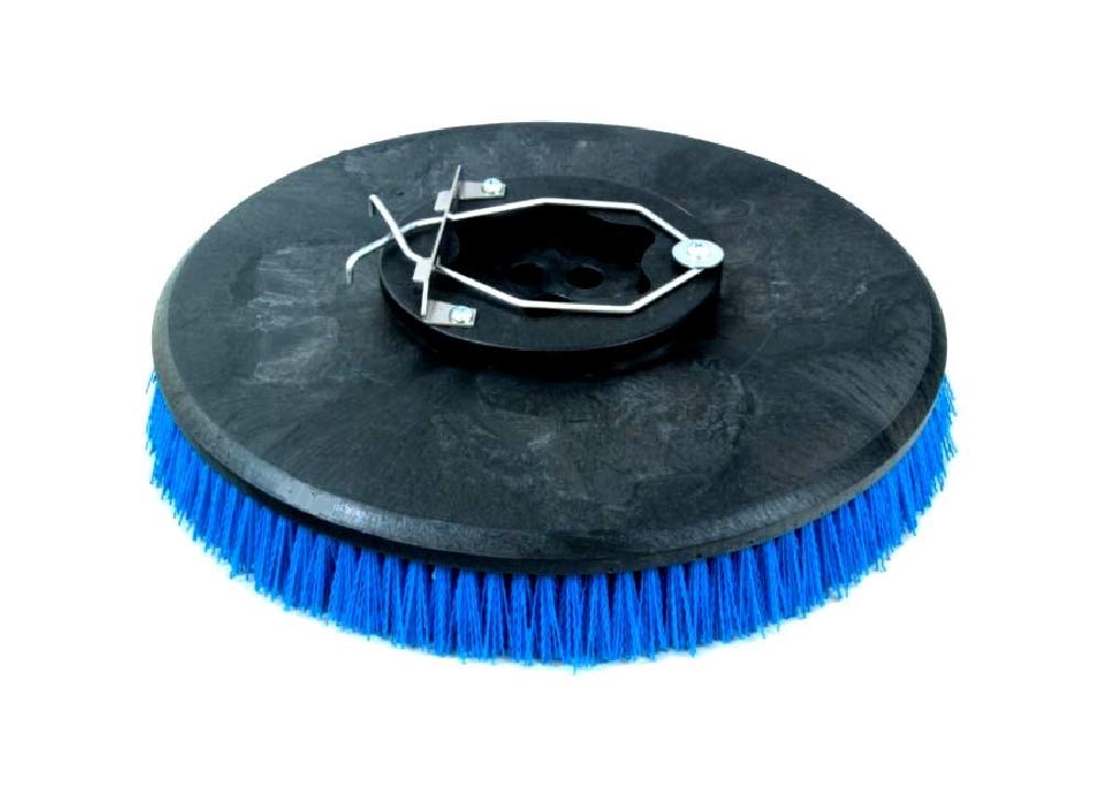 Tennant 16" Poly Scrub Brush 1220241 | Replacement | Fits 5680, 5700, T12 & T17 Scrubbers | Includes 6‑Point Clutch Plate