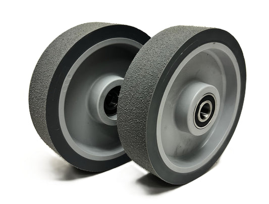 WHEEL, SCRUBBER, 198MM WITH BEARING - SET OF 2 - PART 1218752 - TENNANT/NOBLES REPLACEMENT