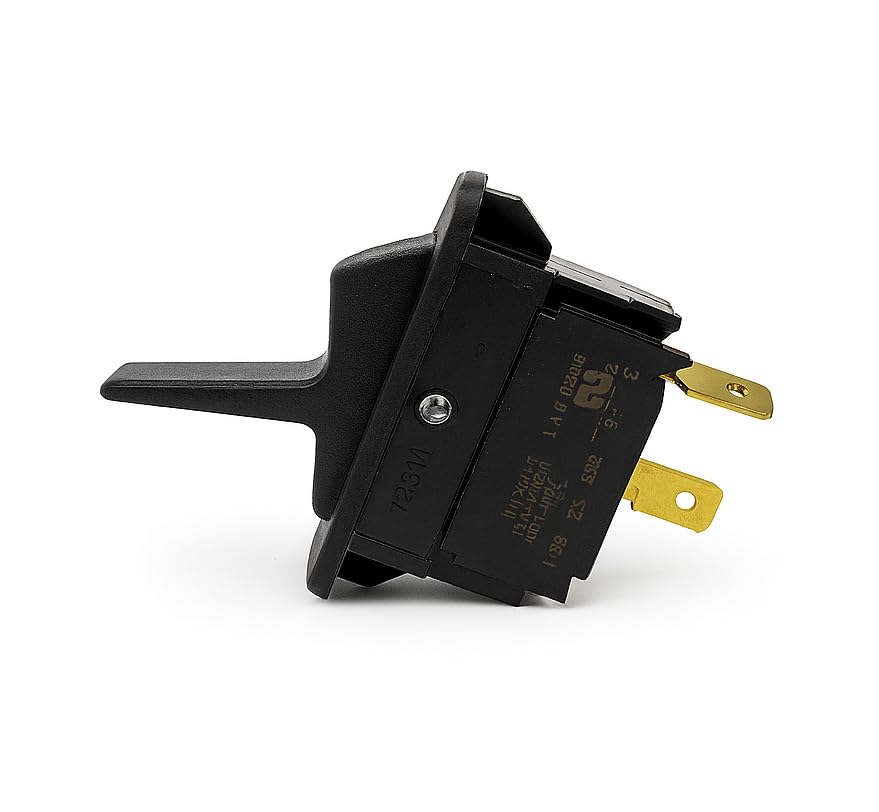 Rocker Switch 1072040 | SPST Paddle Replacement | Fits Tennant B10, T7, R14 & Speed Scrub Rider Models
