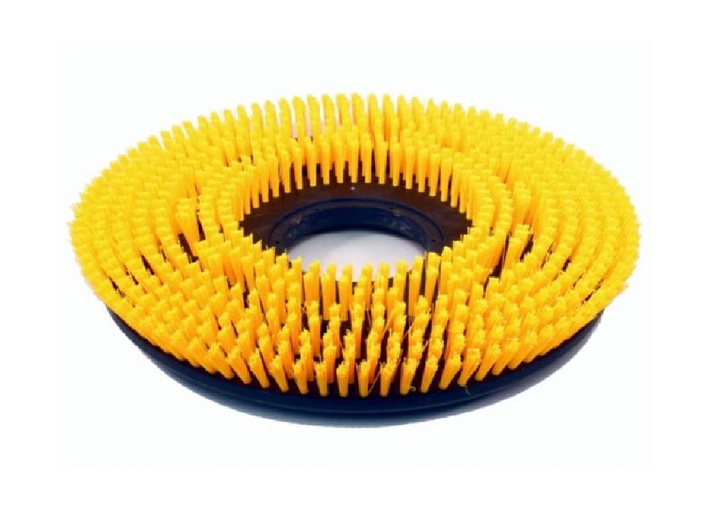 20 Inch Poly Floor Scrubber Brush, Yellow Nylon Bristles | Part 240250 | Tennant/Nobles Replacement