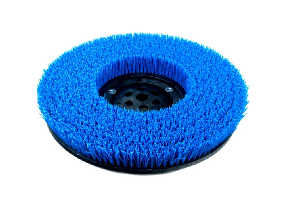 Tennant 16" Poly Scrub Brush 1220241 | Replacement | Fits 5680, 5700, T12 & T17 Scrubbers | Includes 6‑Point Clutch Plate