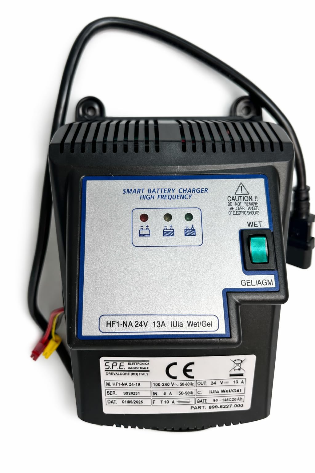 24V / 13A Smart Battery Charger, HF1-NA High Frequency IUla Charger, 100–240V Input – Part 9098297000 - Advance Replacement