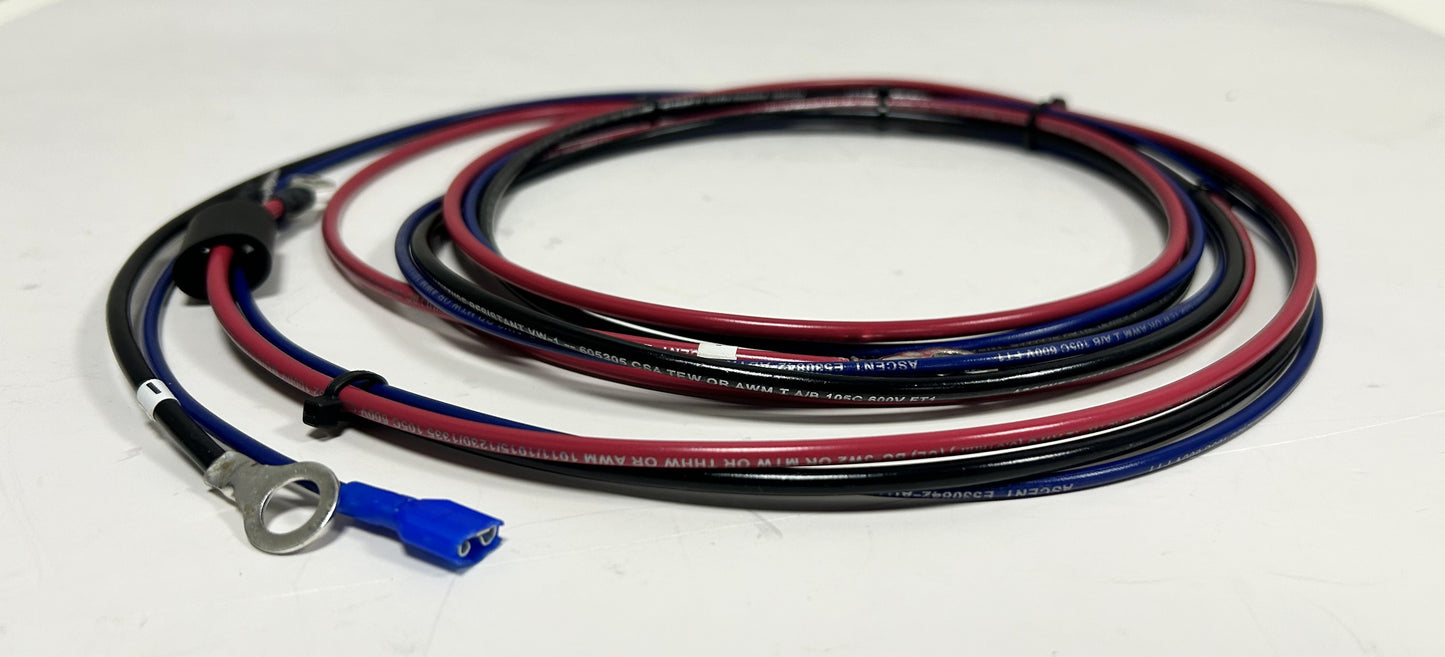 Charger Cord, Summit II, 12GA, w 516 Ring Eye Terminals - Part 41879S