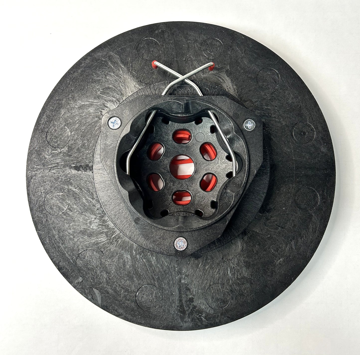 13" Brush, Pad Driver W/Plate | Part 1220243 | Fits Tennant T7, T12, T16, M17 scrubbers and Nobles Speed Scrub Rider