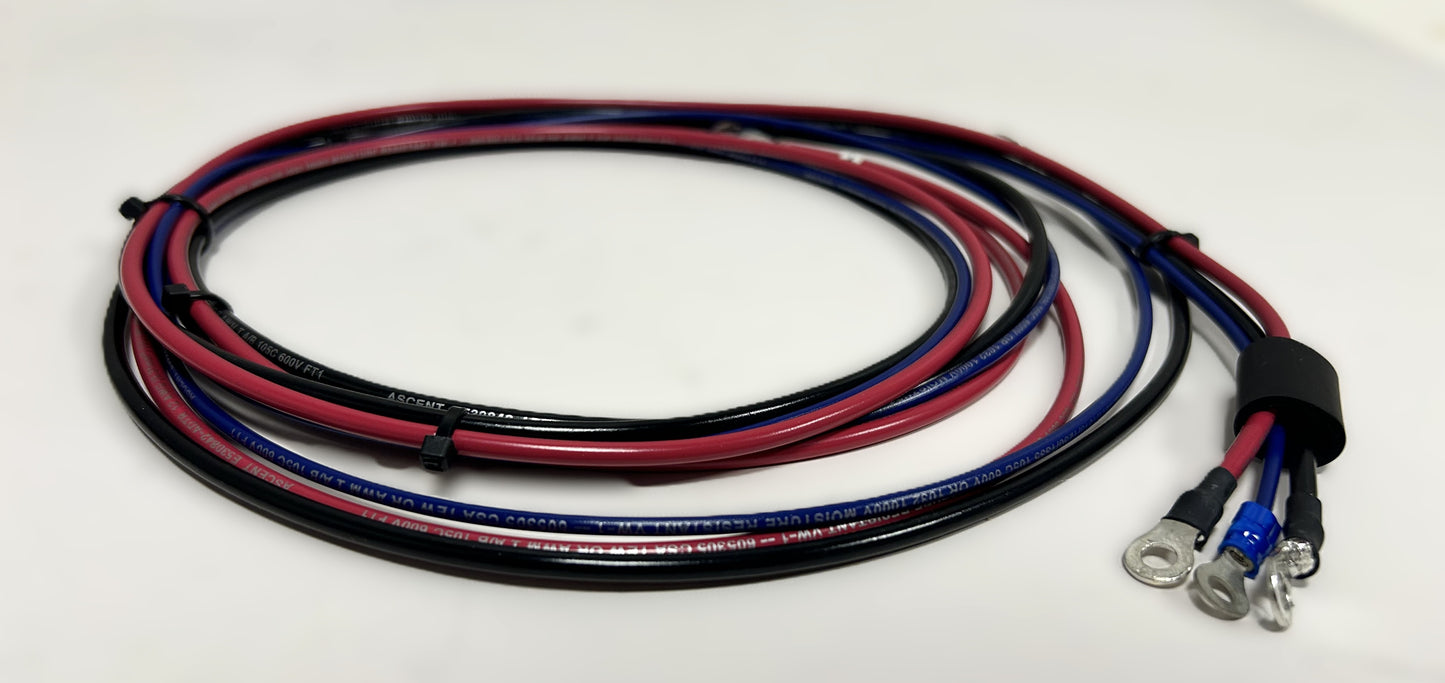 Charger Cord, Summit II, 12GA, w 516 Ring Eye Terminals - Part 41879S
