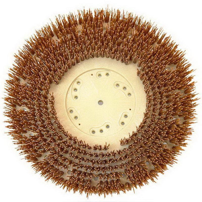 17" Mal-Grit Xtra Stripping Brush with NP-9200 Clutch Plate – 46 Grit, Orange