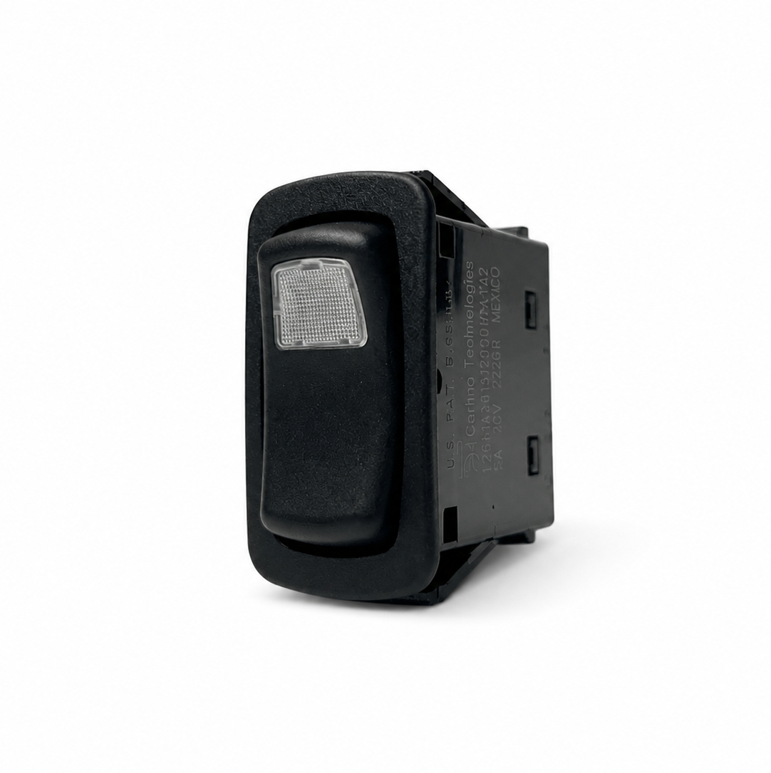 Rocker switch MOM/OFF/MOM B | Part 398506 | Fits Tennant 5700 (serial numbers 17946 and up)