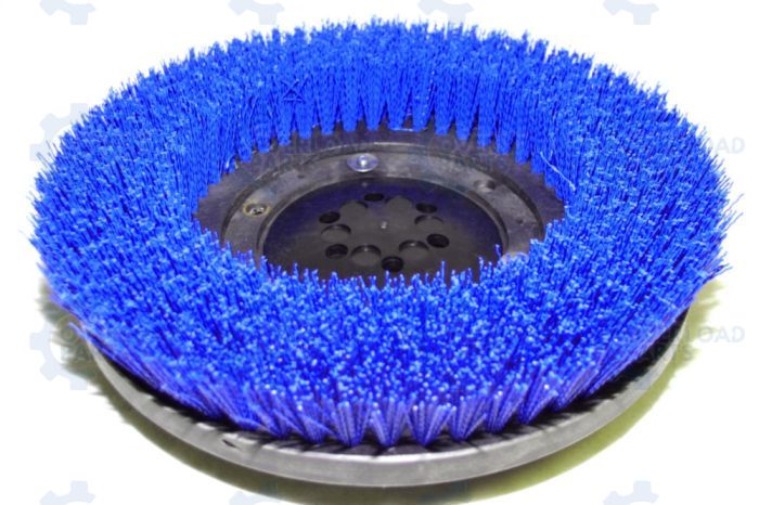 Brush, 12.5" .050 Poly W/Plate | Part 1042494 (1220231) | Fits Tennant T12, T16 Rider Scrubbers