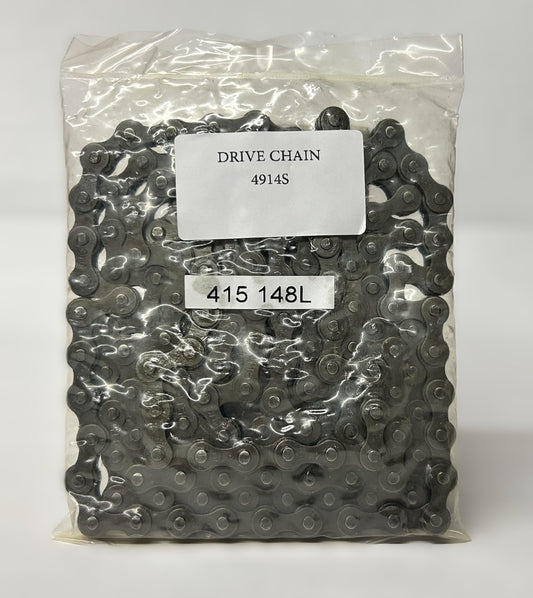 Bike Chain, .5" X 3/16" X 147 Links - Part 4914S - WORKSMAN Cycles Replacement