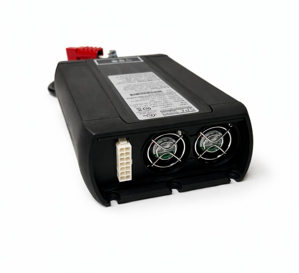 On‑Board Charger Kit, 24VDC 13A, 100–240VAC Input with SB50 Red Anderson Connector - Part 9015304 - Tennant Replacement