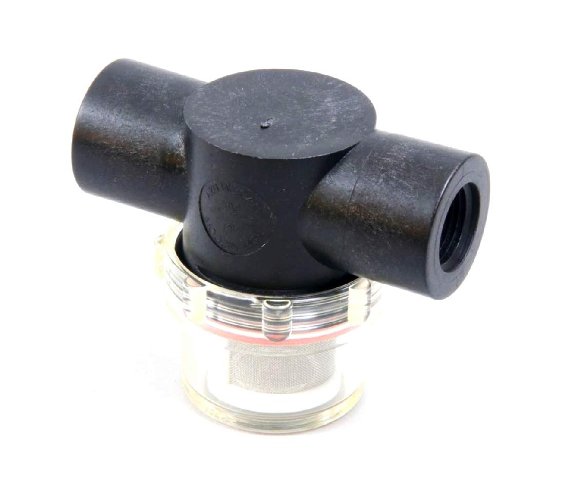 Tennant Water Filter Strainer Assembly 1211537 | Replacement | Fits A300, T300, T500, T600 & Nobles Speed Scrub 300 | Replaces 1005302, 601475, 4039203